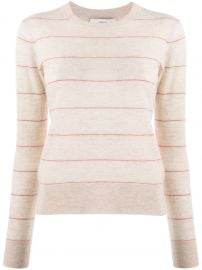 Vince cashmere stripe jumper cashmere stripe jumper at Farfetch